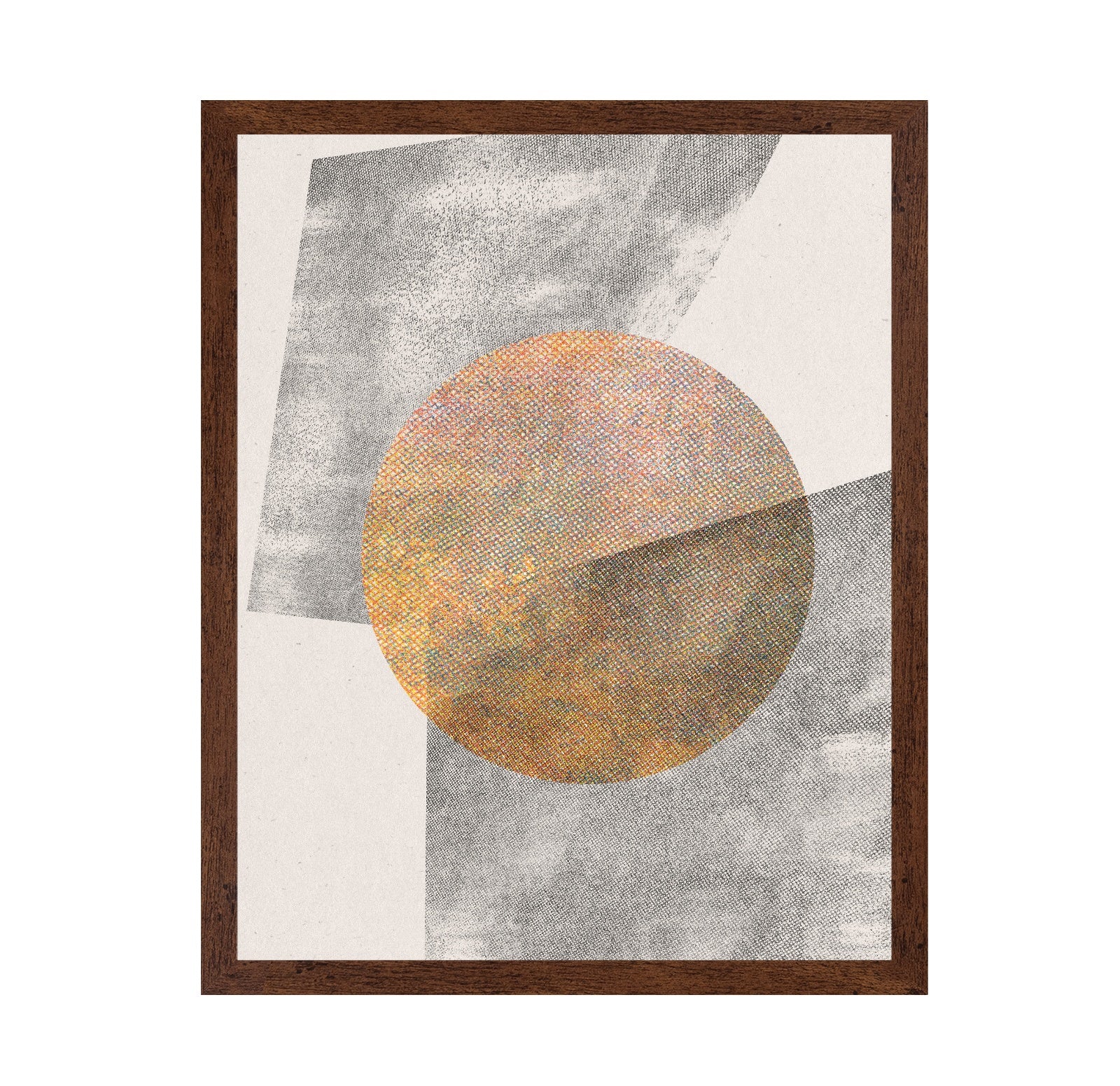 Orange Circle Abstract
