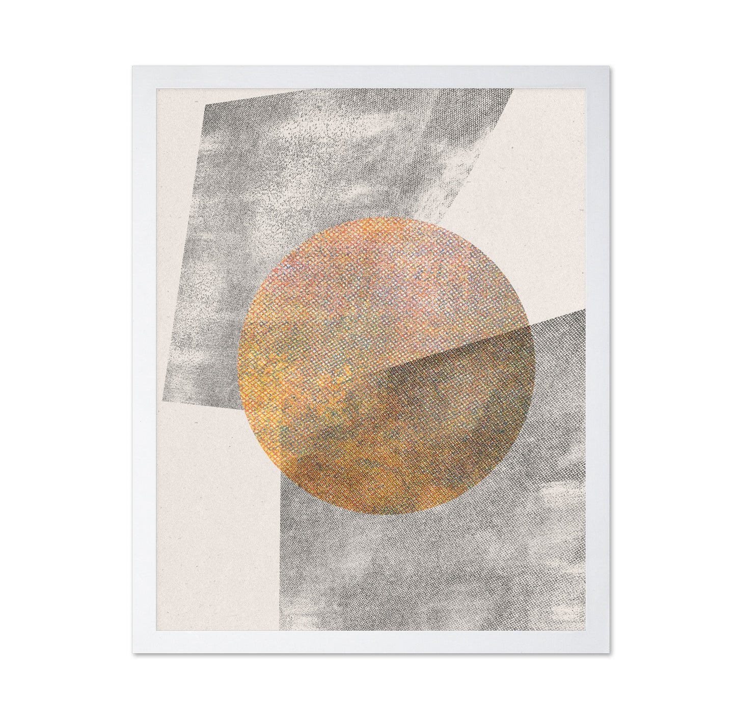 Orange Circle Abstract