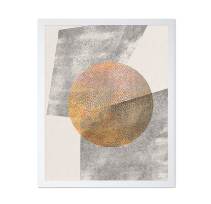 Orange Circle Abstract