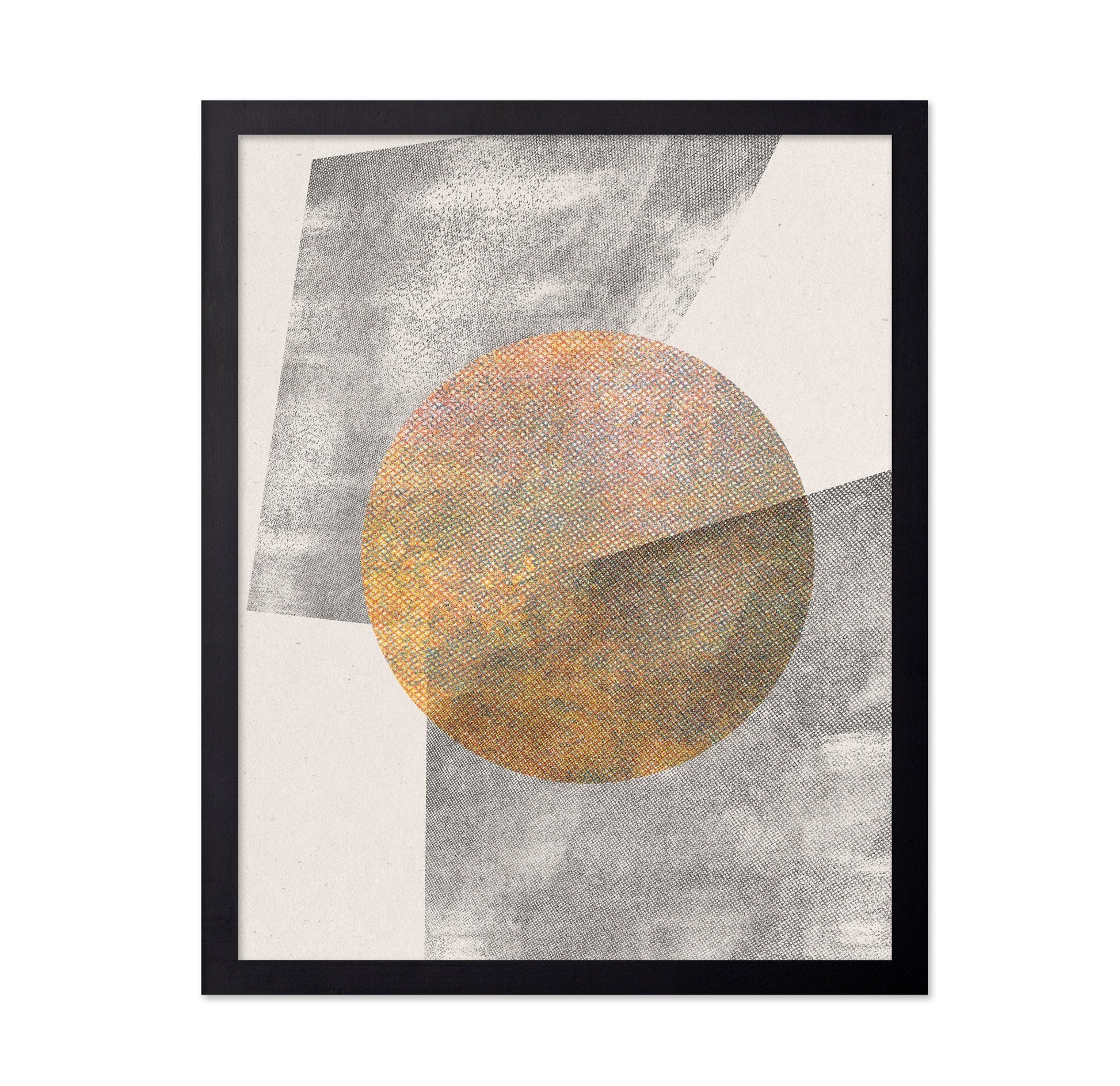Orange Circle Abstract