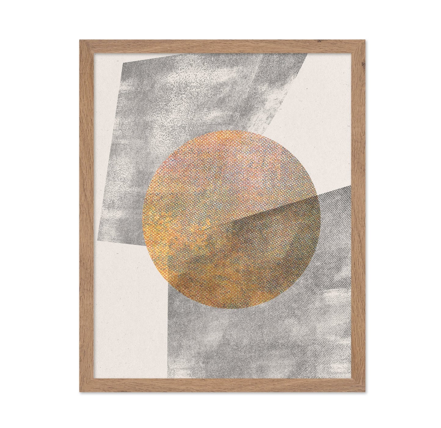 Orange Circle Abstract