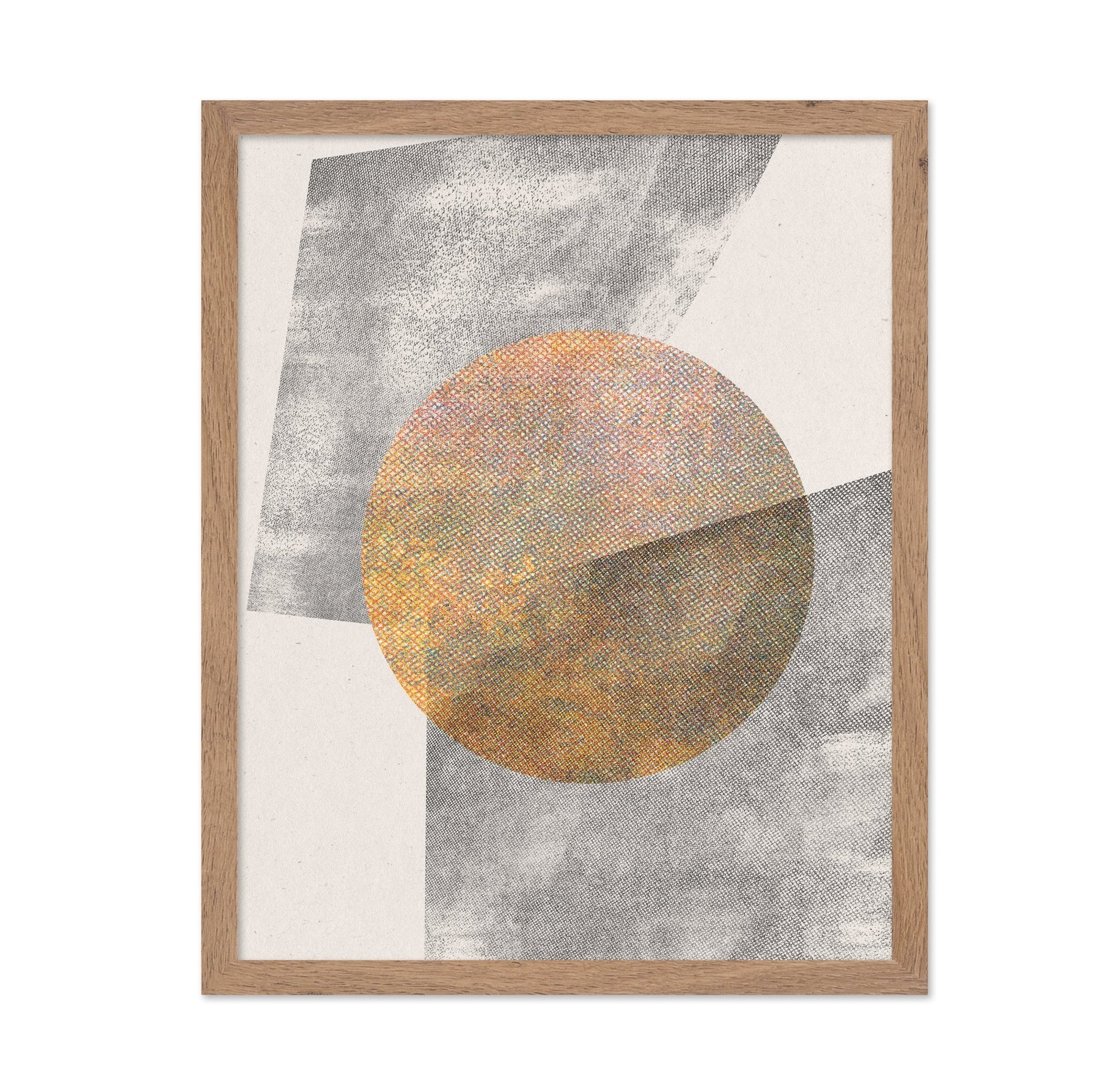 Orange Circle Abstract