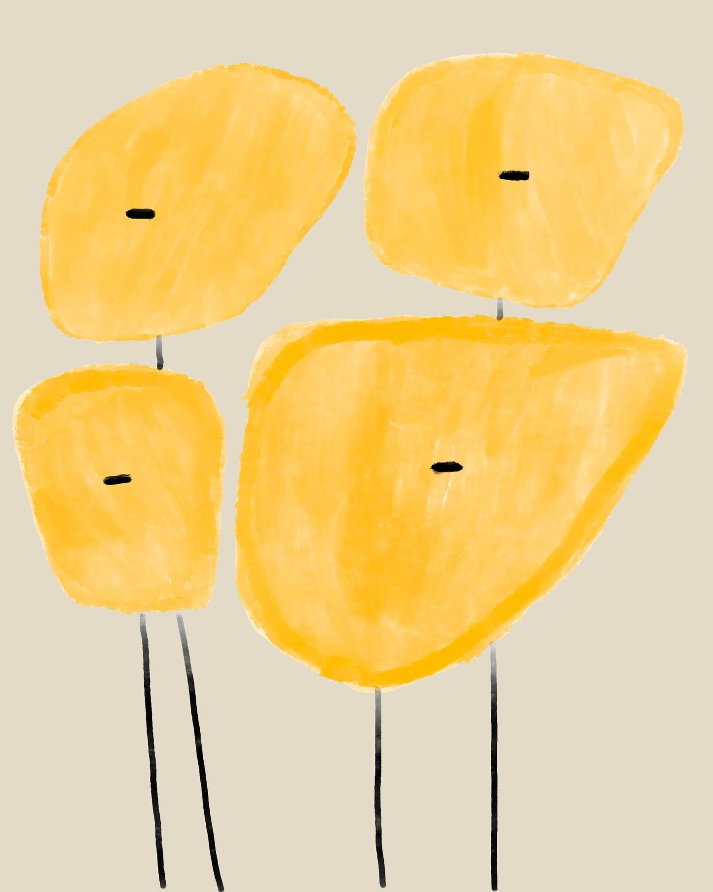Golden Block Figures