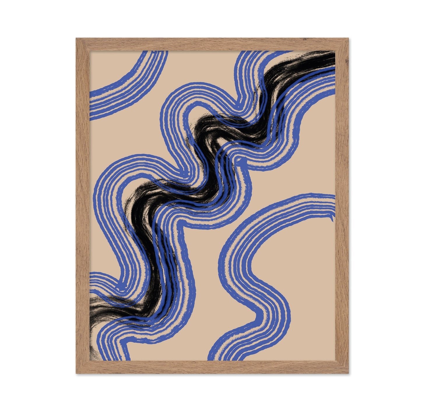 Flowing Blue Currents