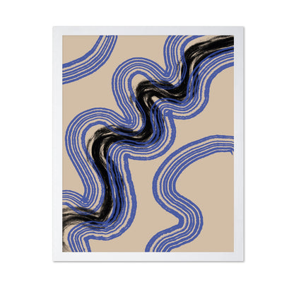 Flowing Blue Currents