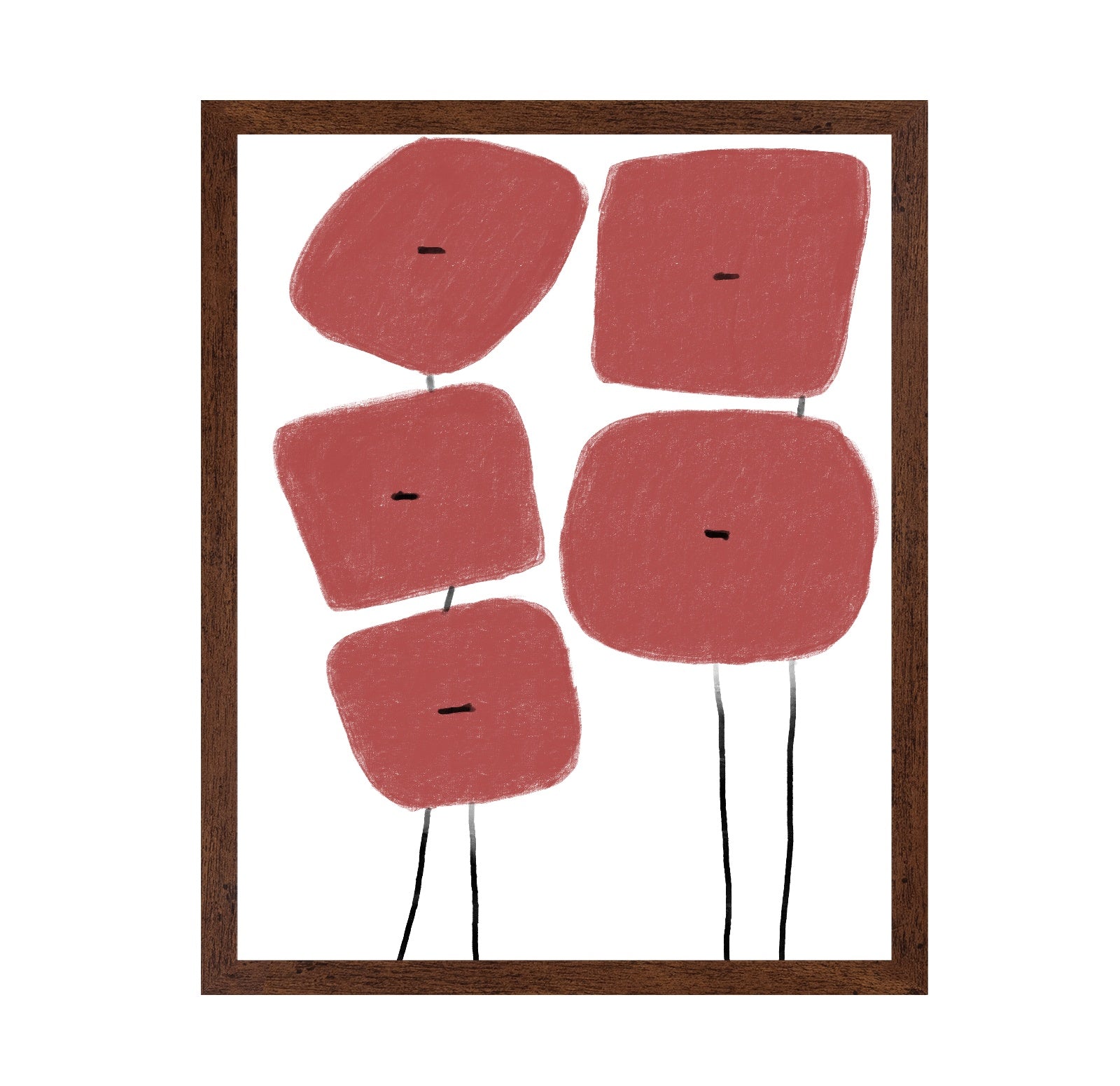 Red Block Figures