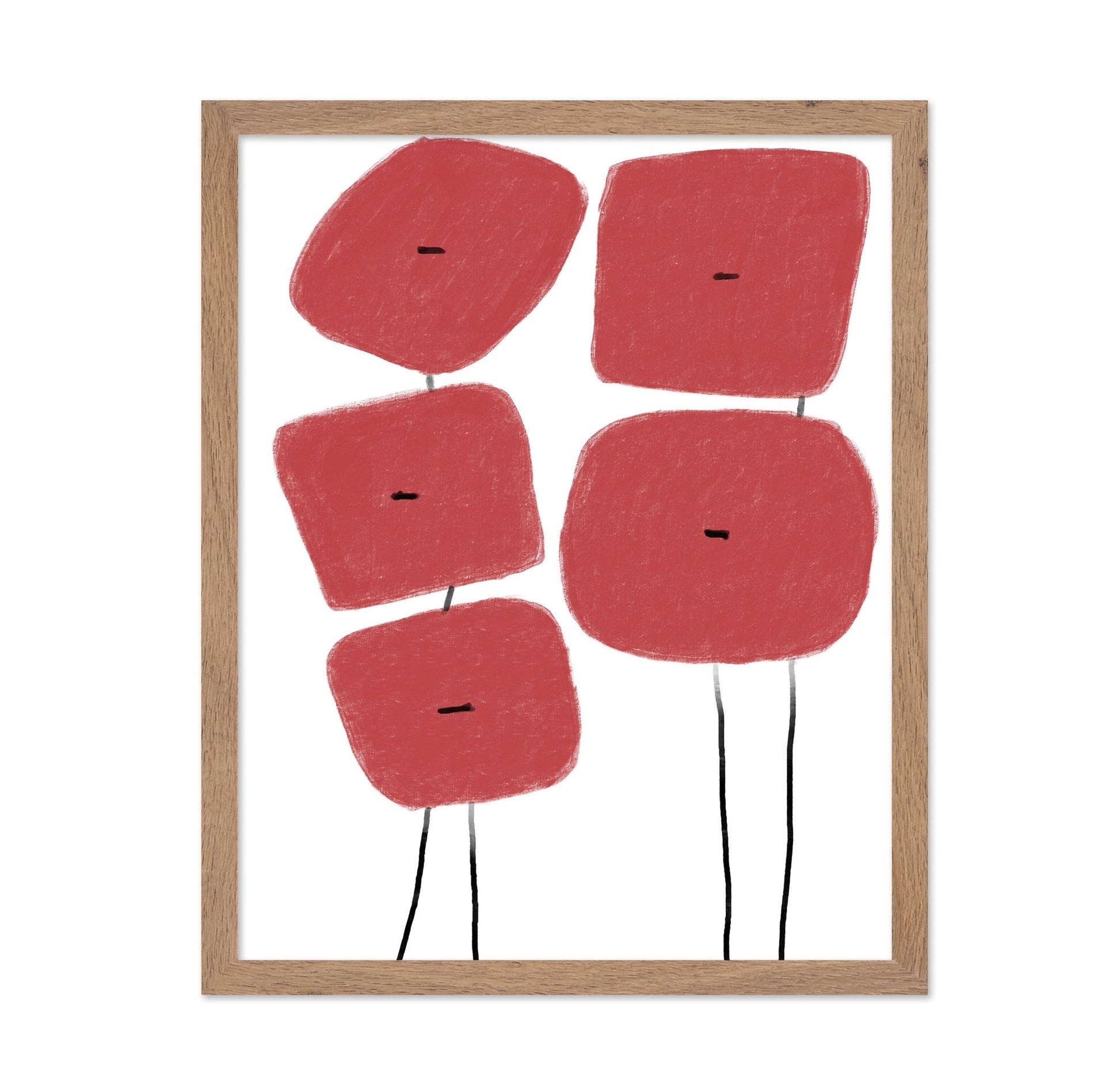 Red Block Figures
