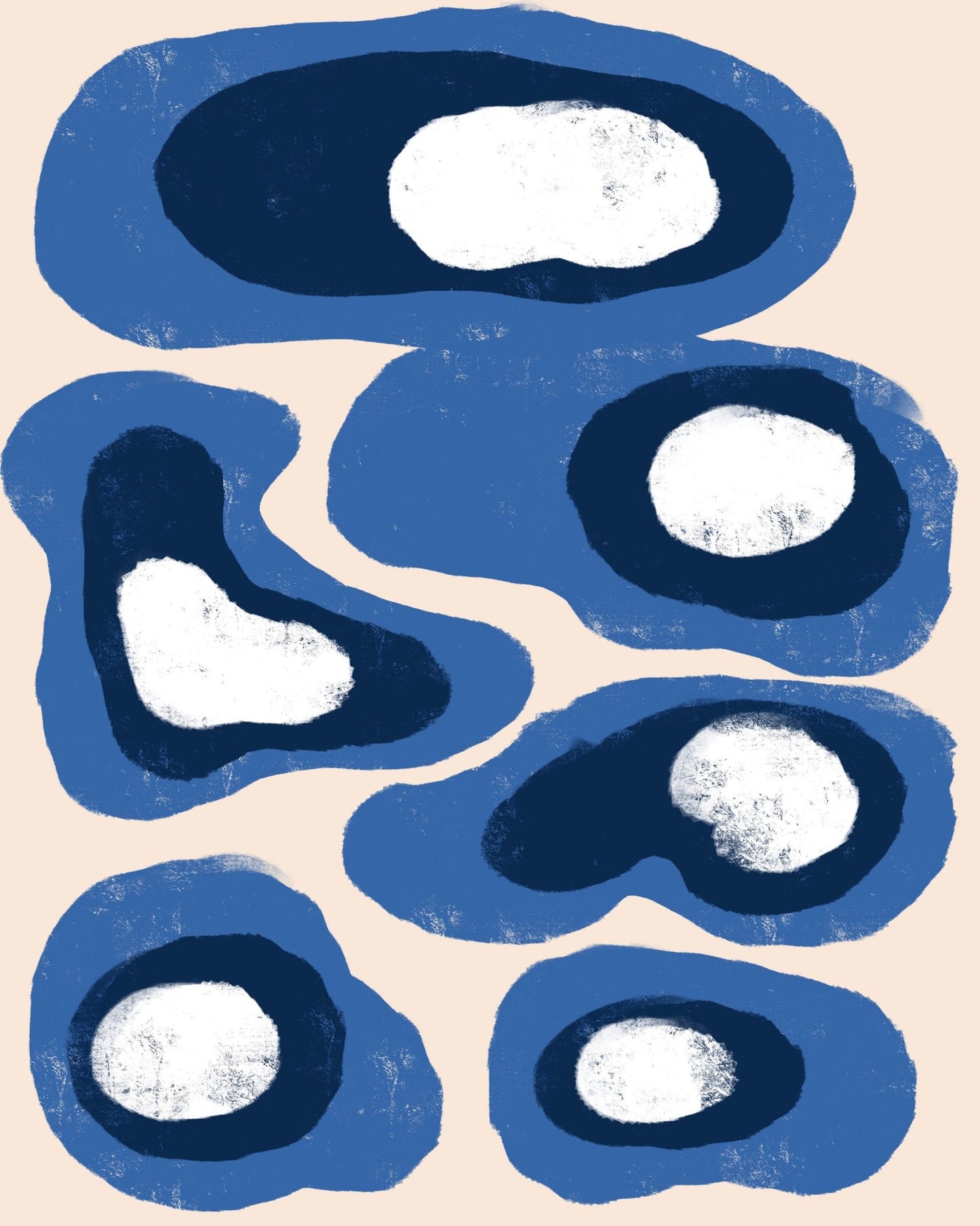 Blue Organic Forms