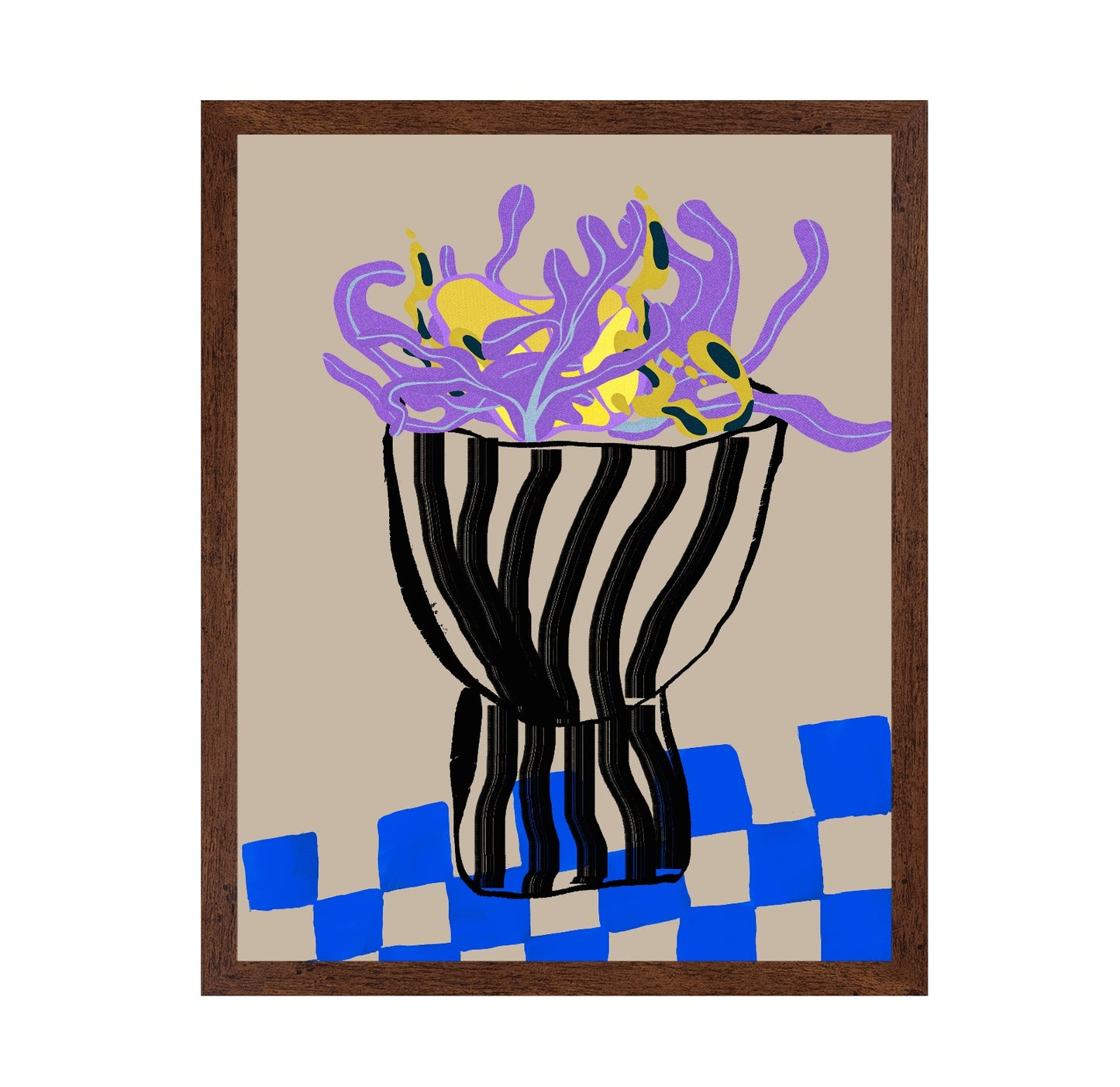 Abstract Floral Vase No2