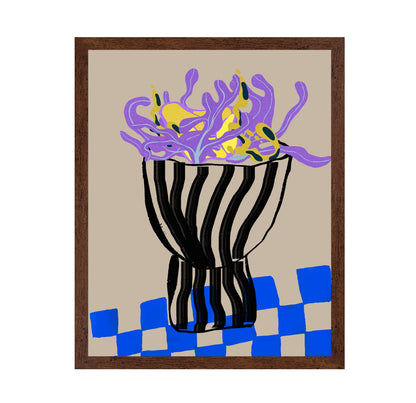 Abstract Floral Vase No2
