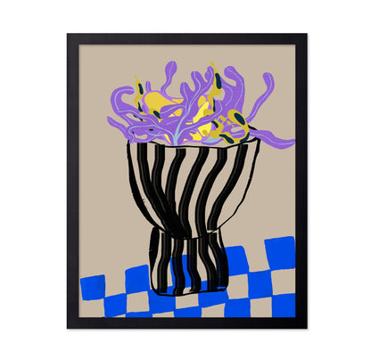 Abstract Floral Vase No2