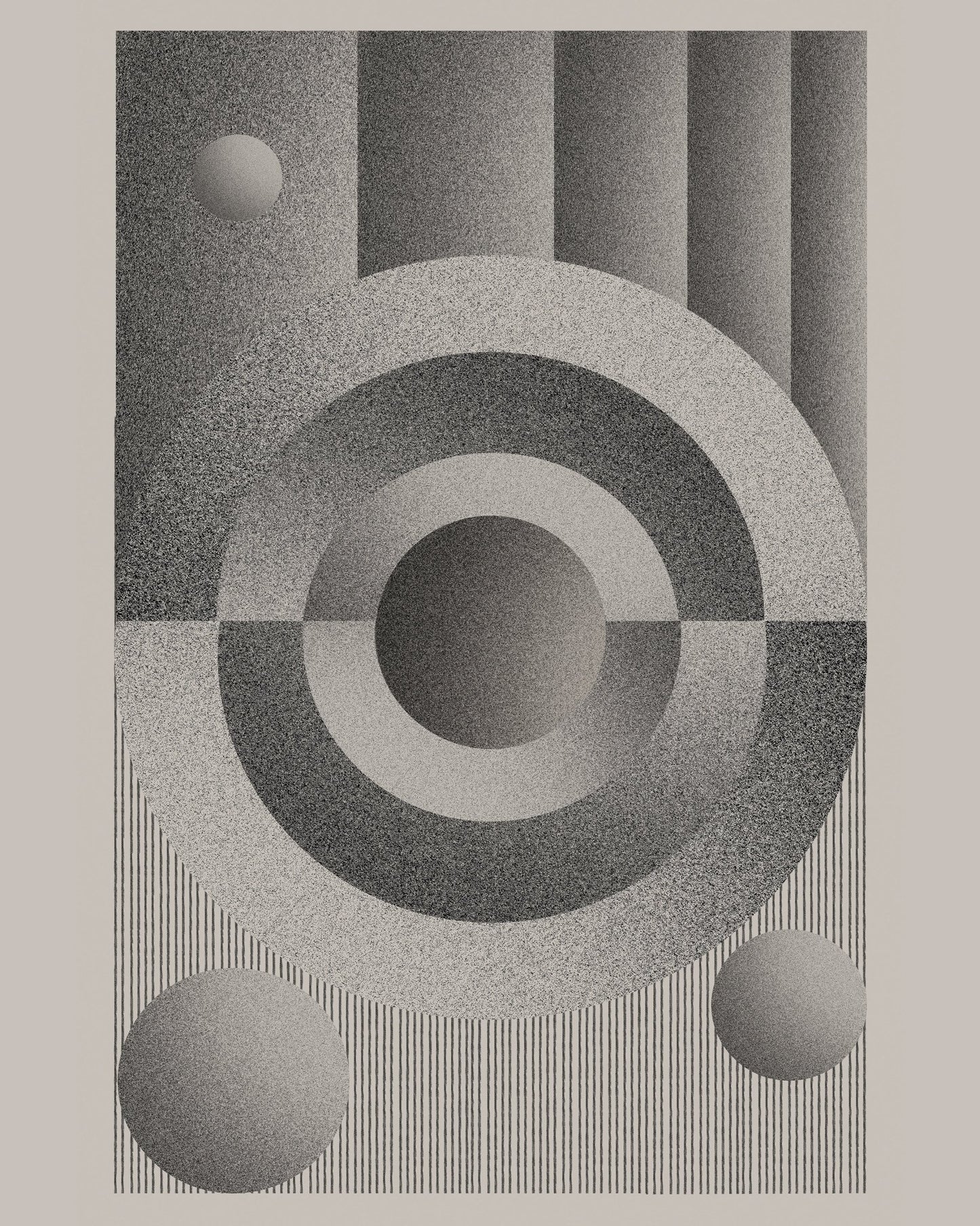 Monochrome Circle Balance