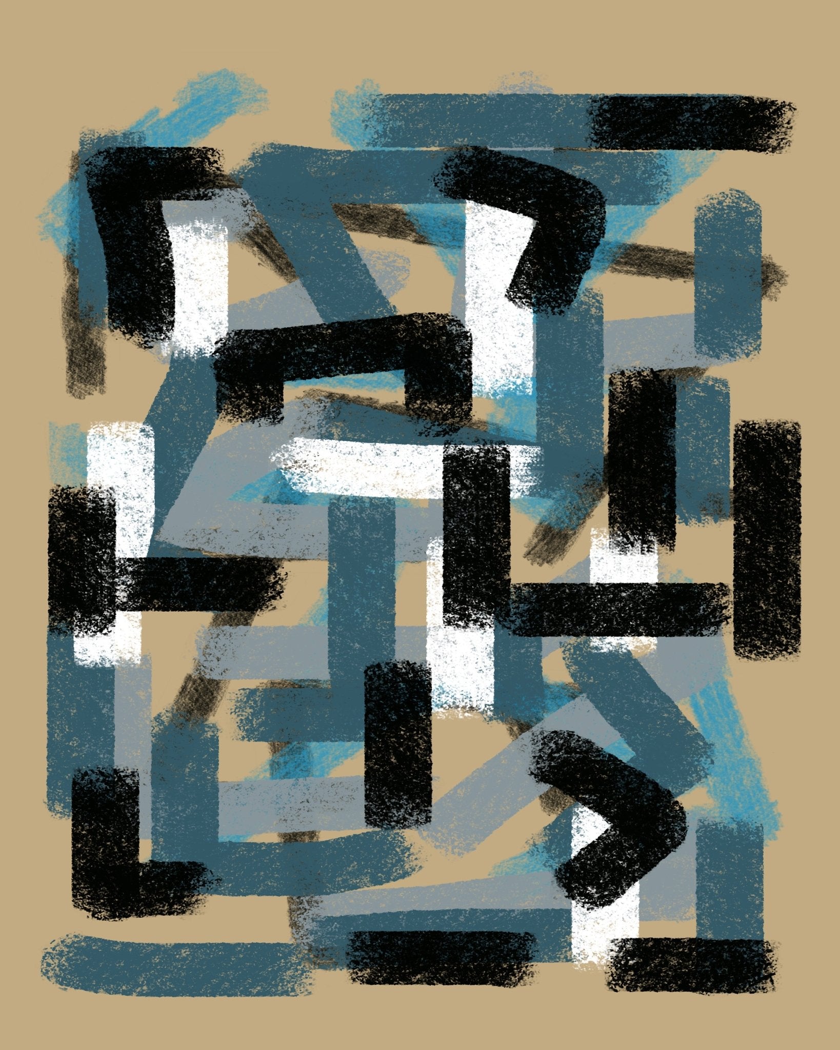 Layered Brush Chaos