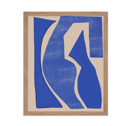 Blue Abstract Flow No1