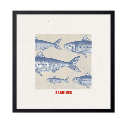 Vintage Sardine Illustration