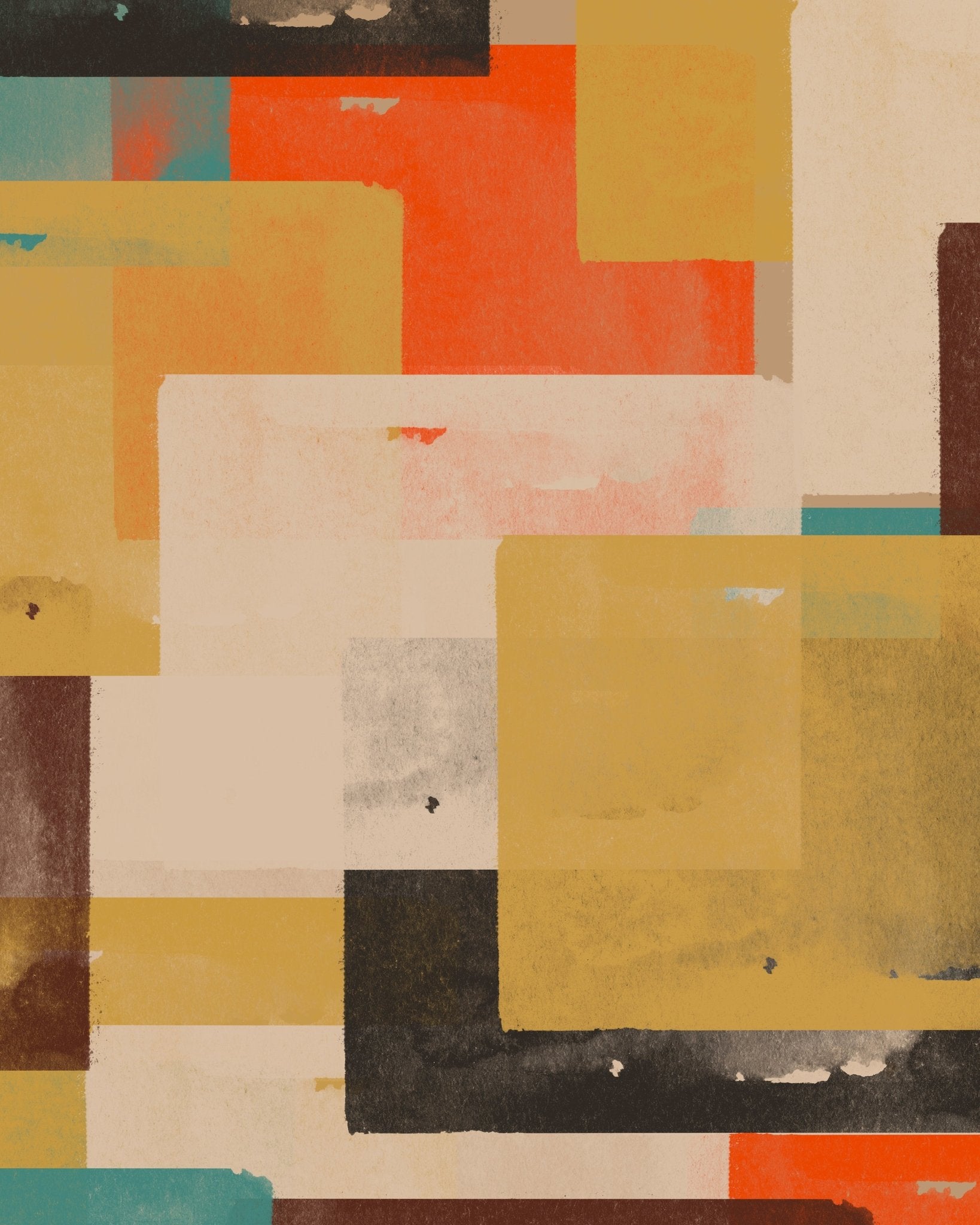 Warm Geometric Abstract