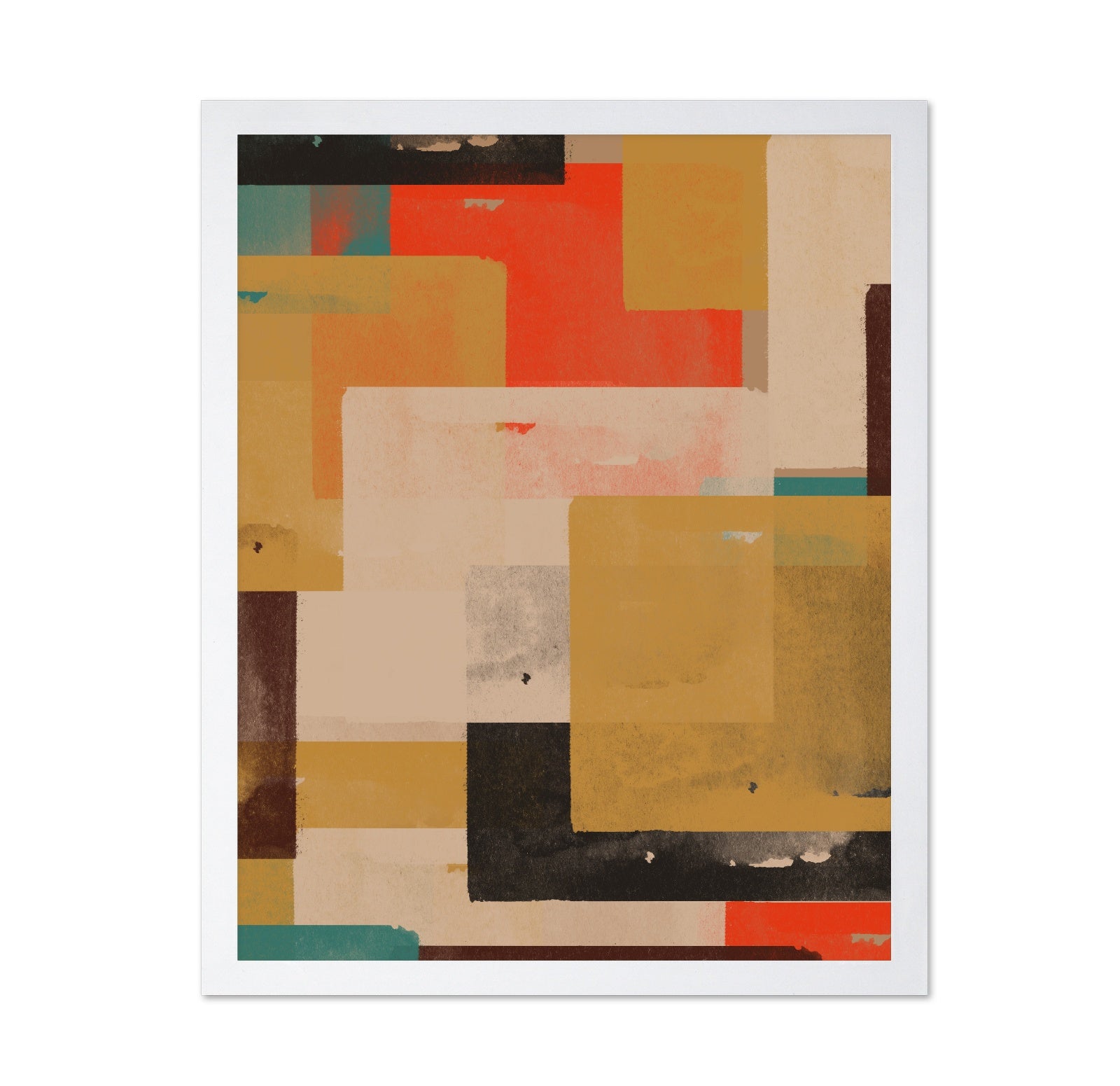 Warm Geometric Abstract