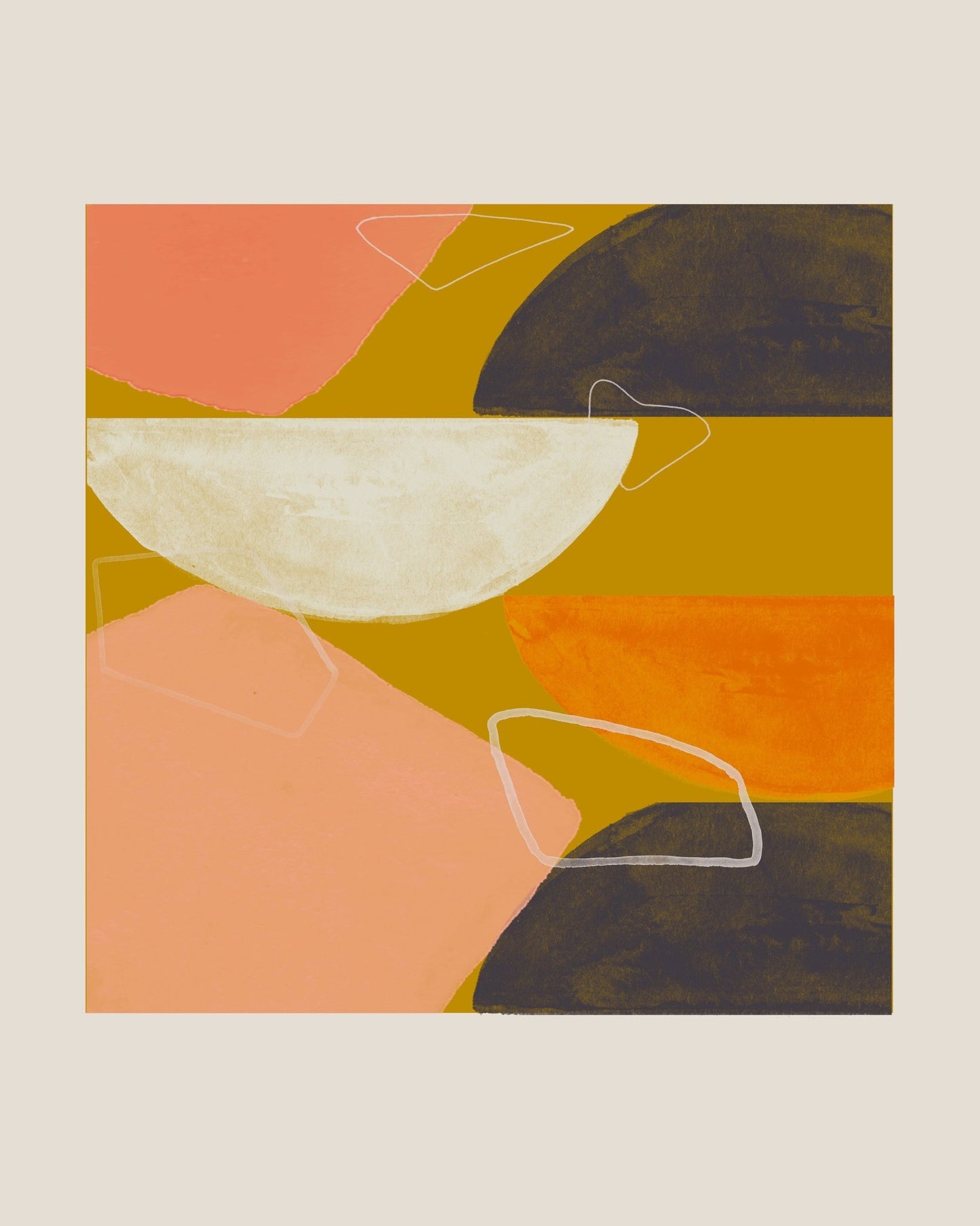 Warm Shape Abstract