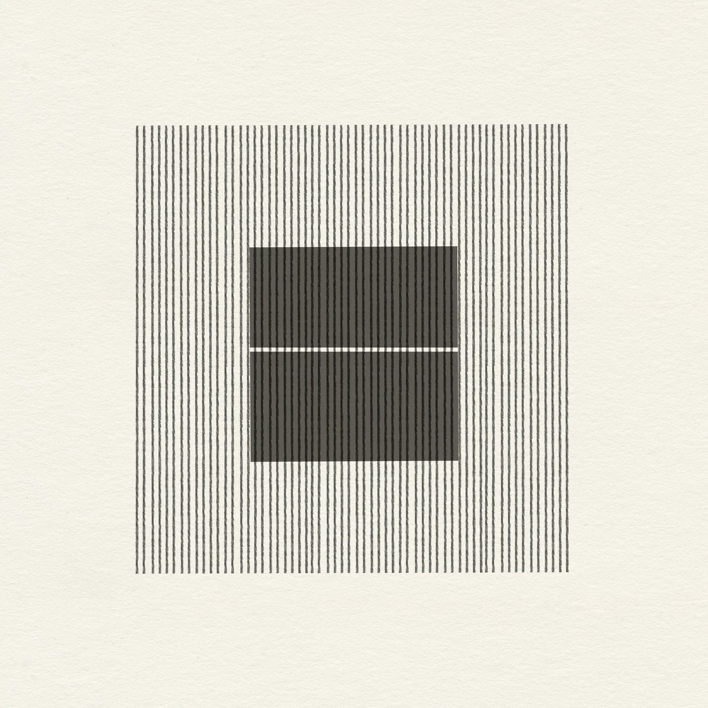 Striped Center Square
