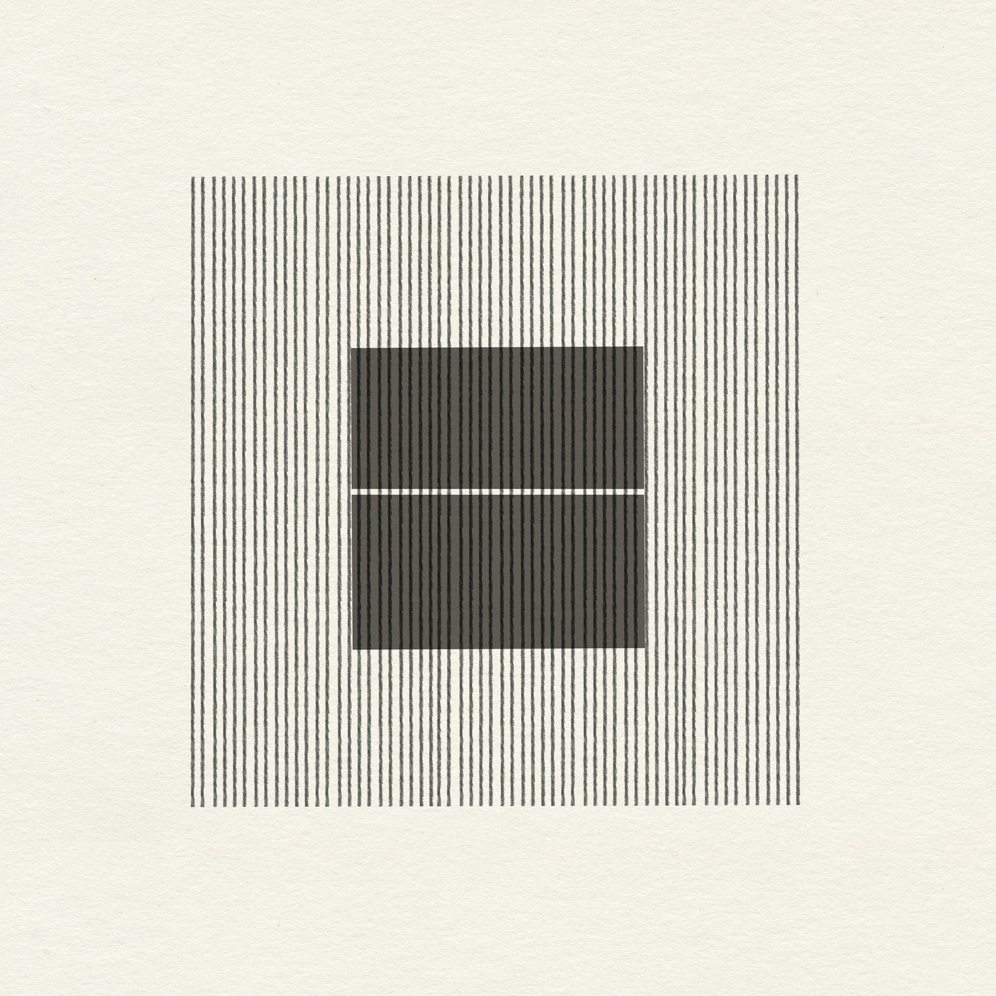 Striped Center Square