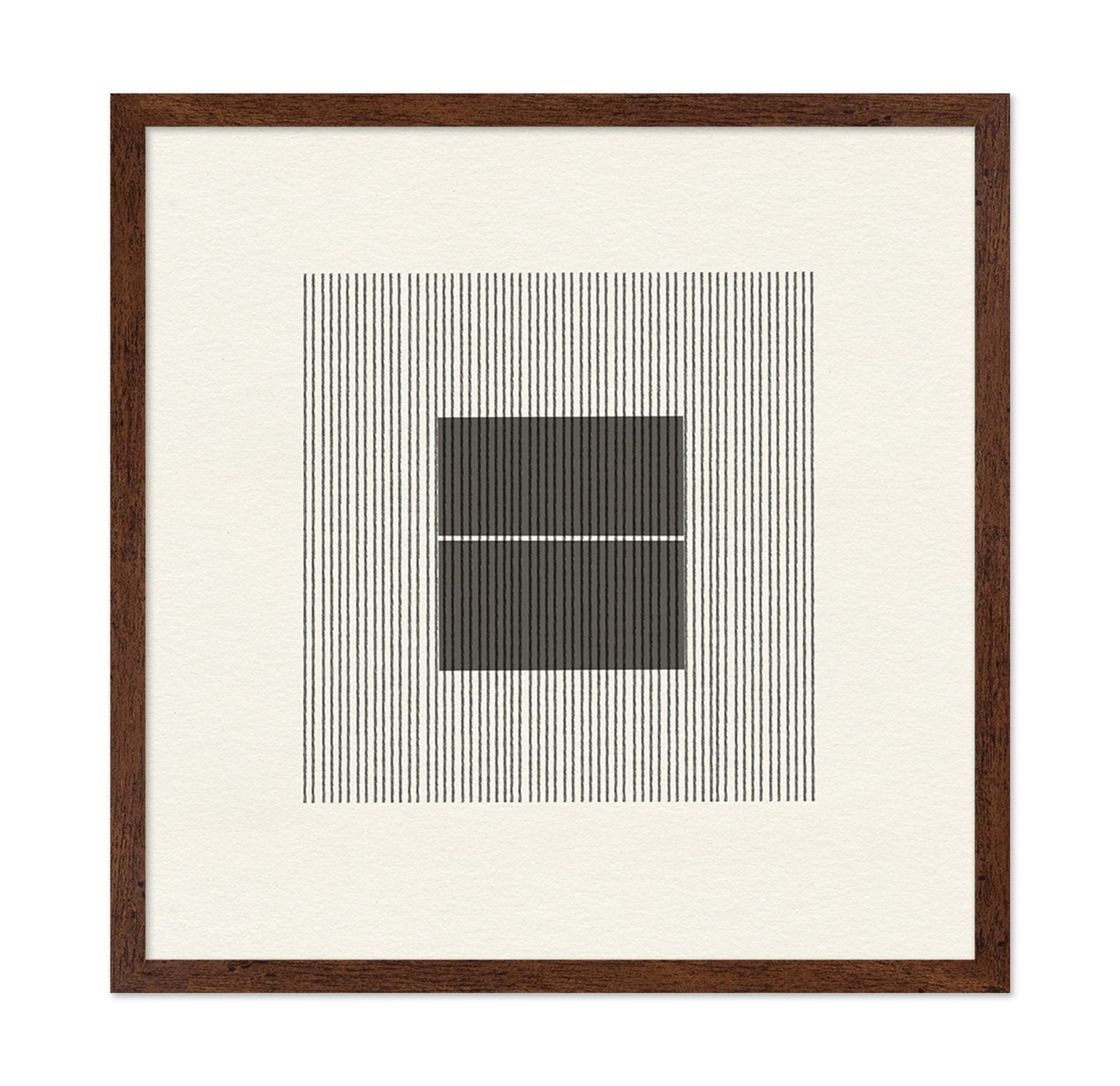 Striped Center Square