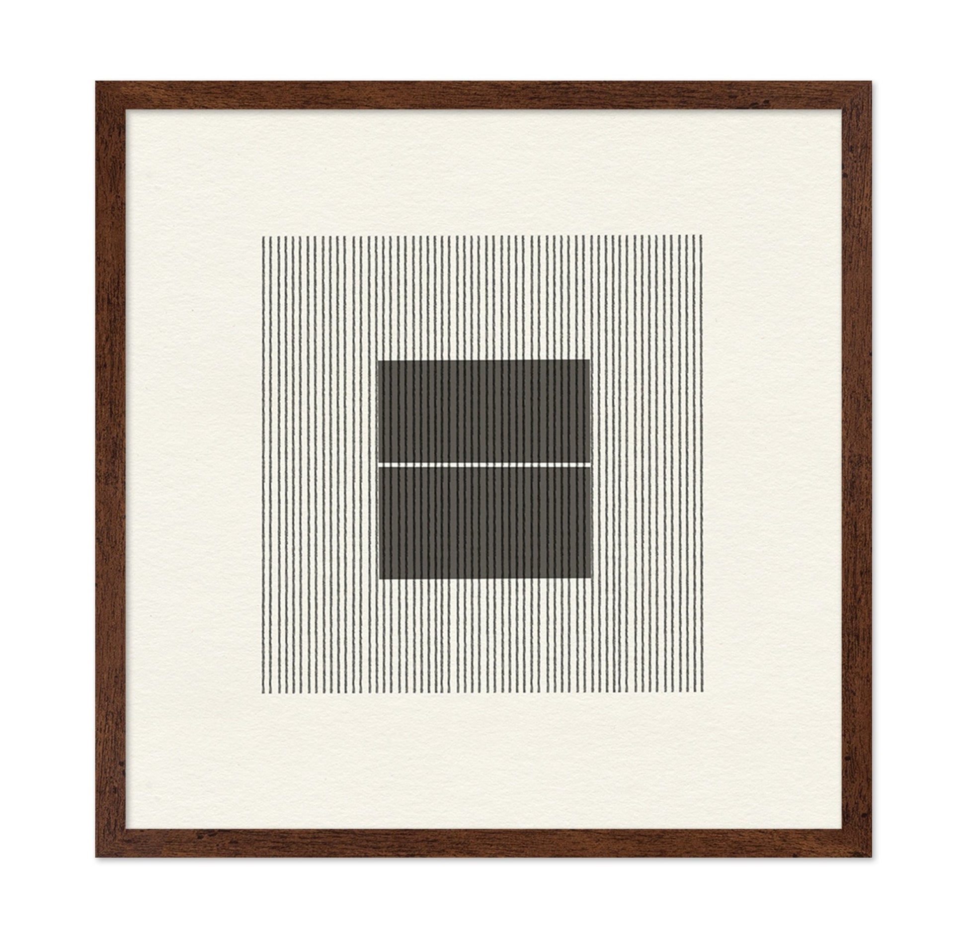 Striped Center Square