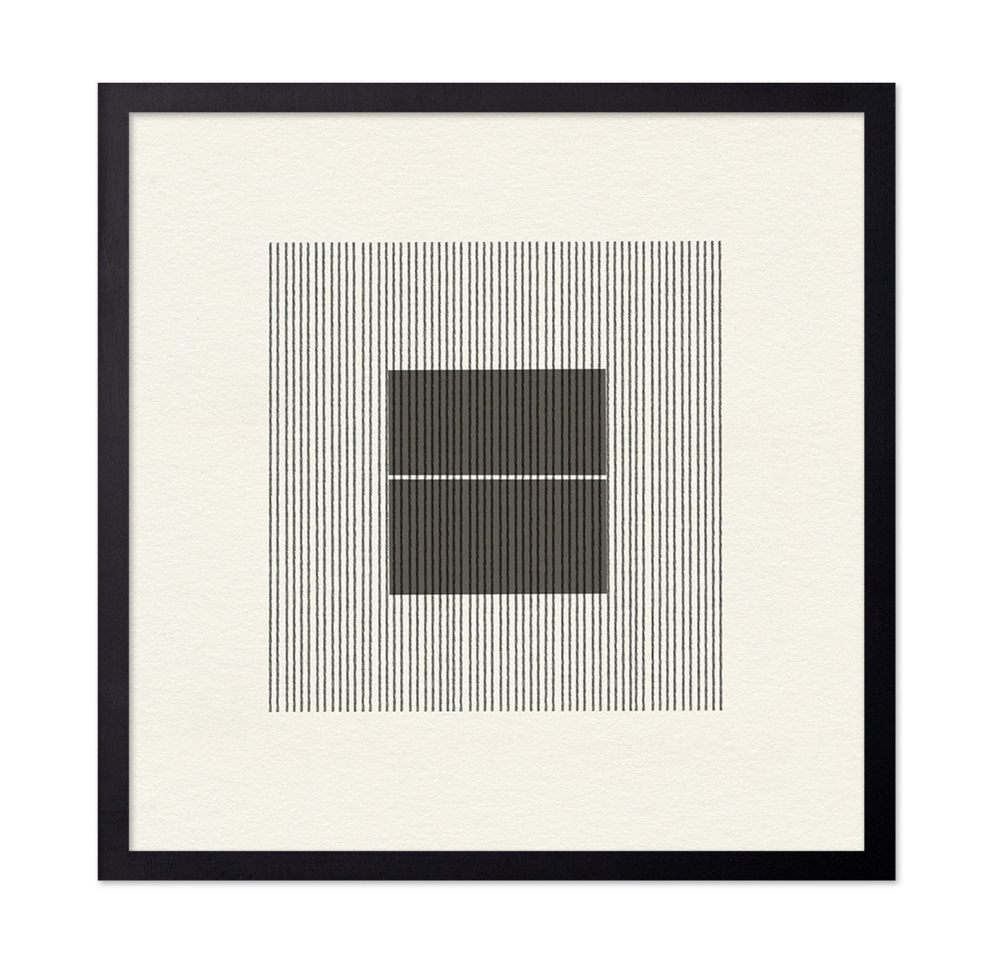 Striped Center Square