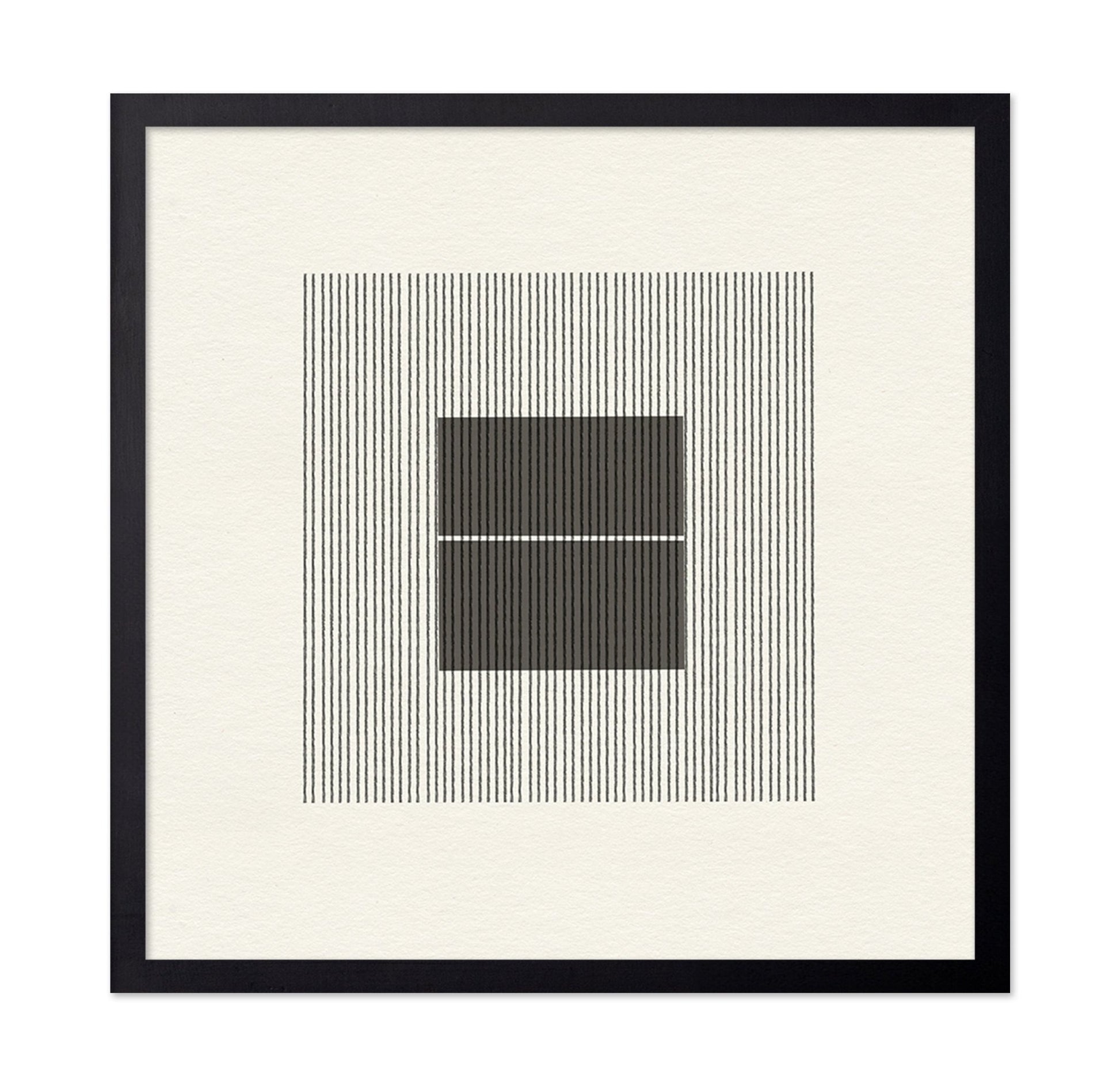 Striped Center Square