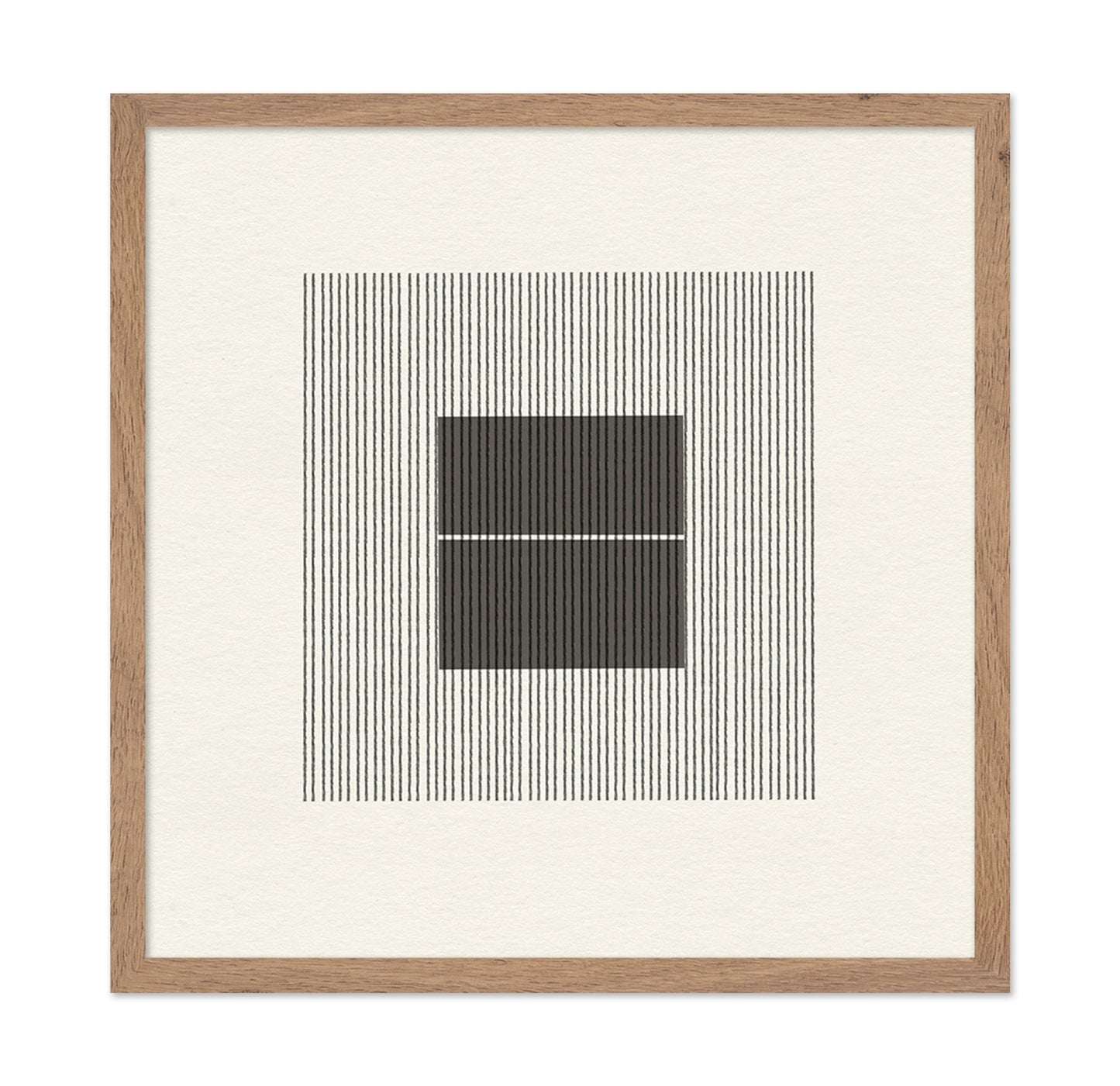 Striped Center Square