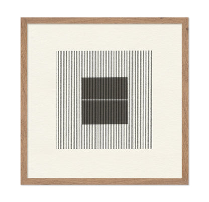 Striped Center Square
