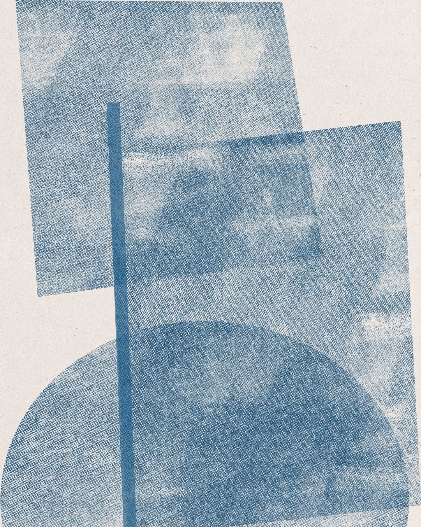 Blue Texture Layers