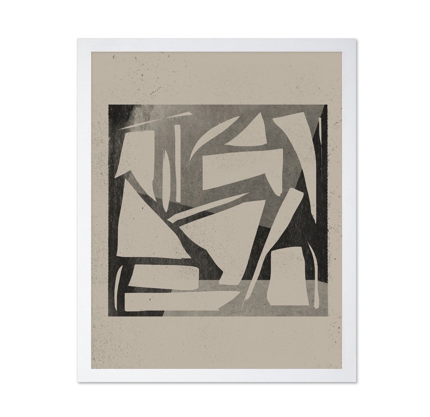 Monochrome Shape Collage