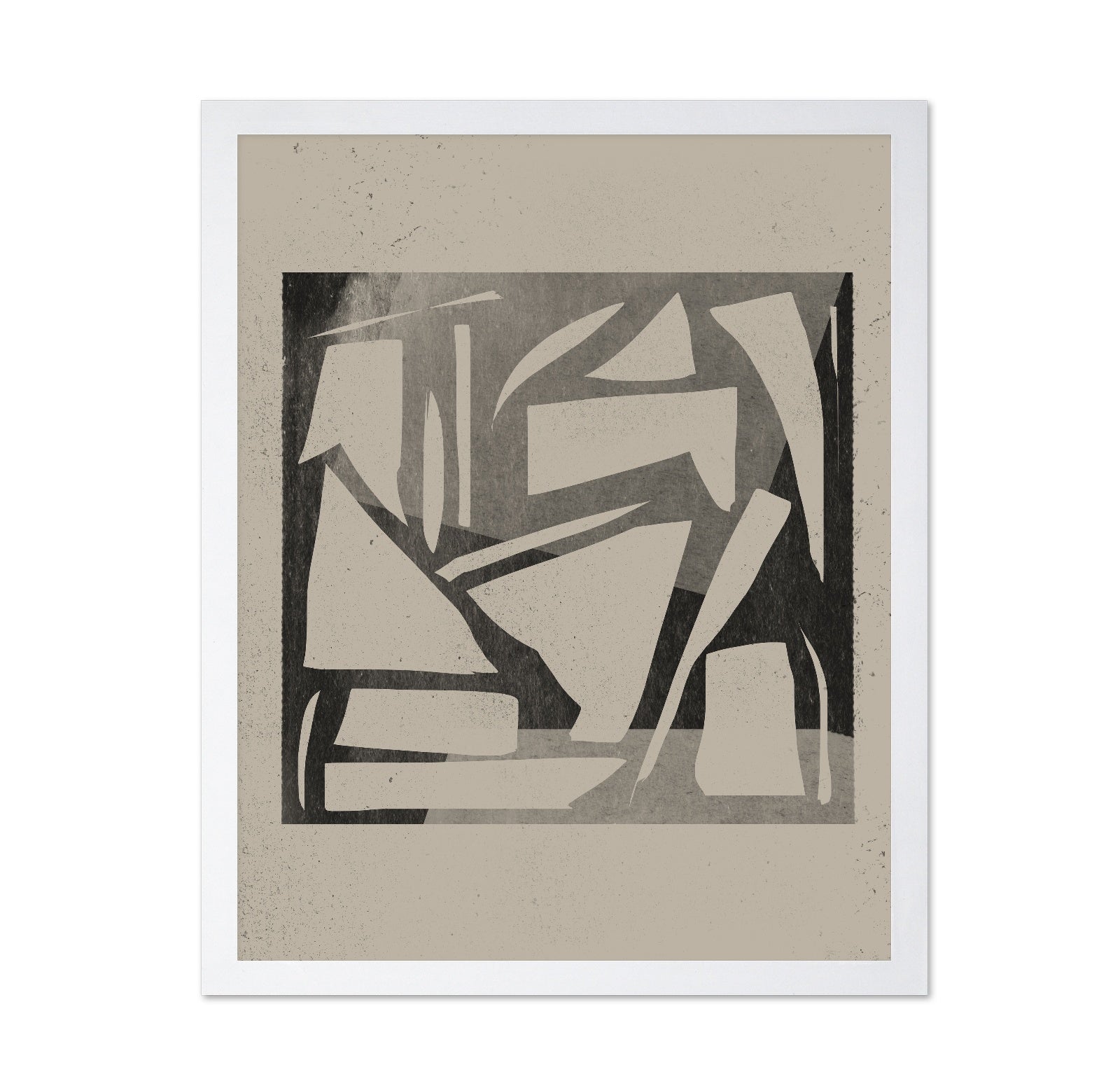 Monochrome Shape Collage