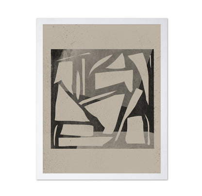 Monochrome Shape Collage