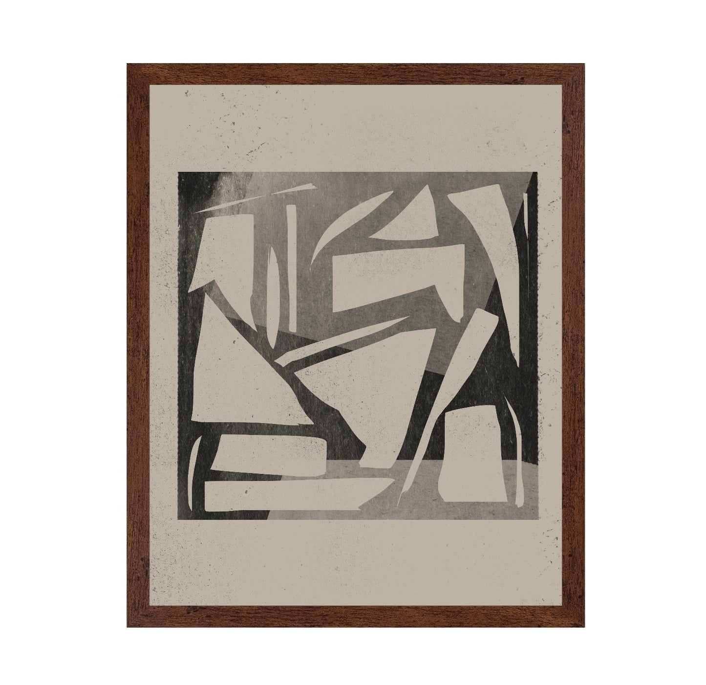 Monochrome Shape Collage