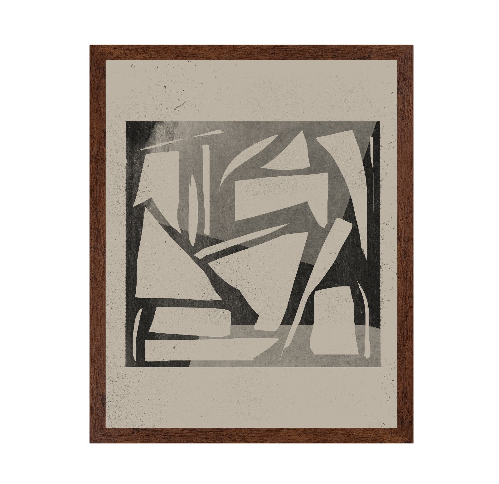 Monochrome Shape Collage