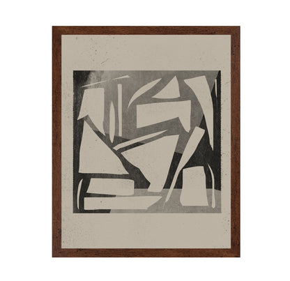 Monochrome Shape Collage