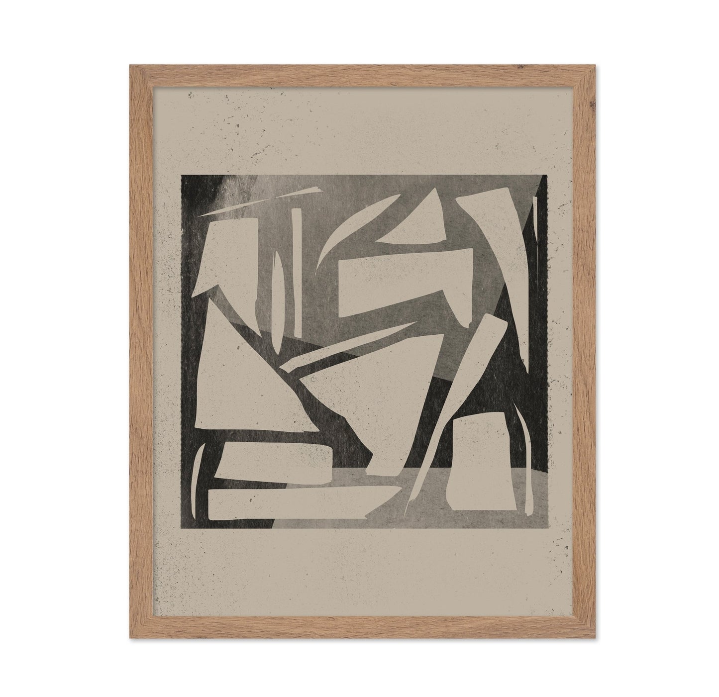 Monochrome Shape Collage