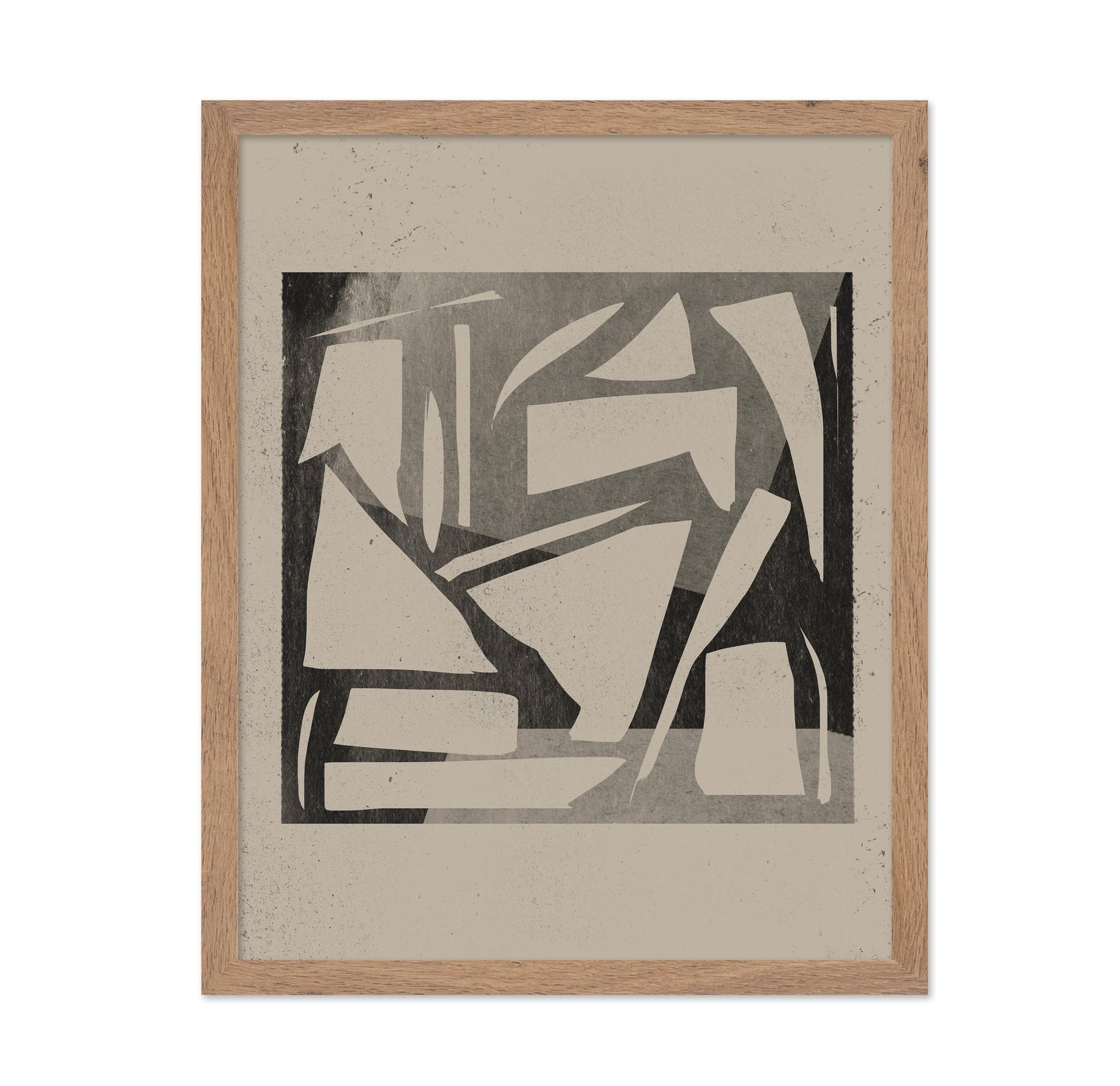 Monochrome Shape Collage