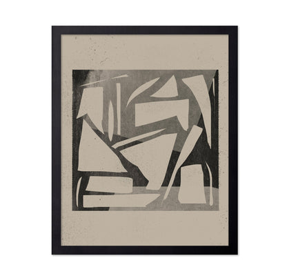 Monochrome Shape Collage