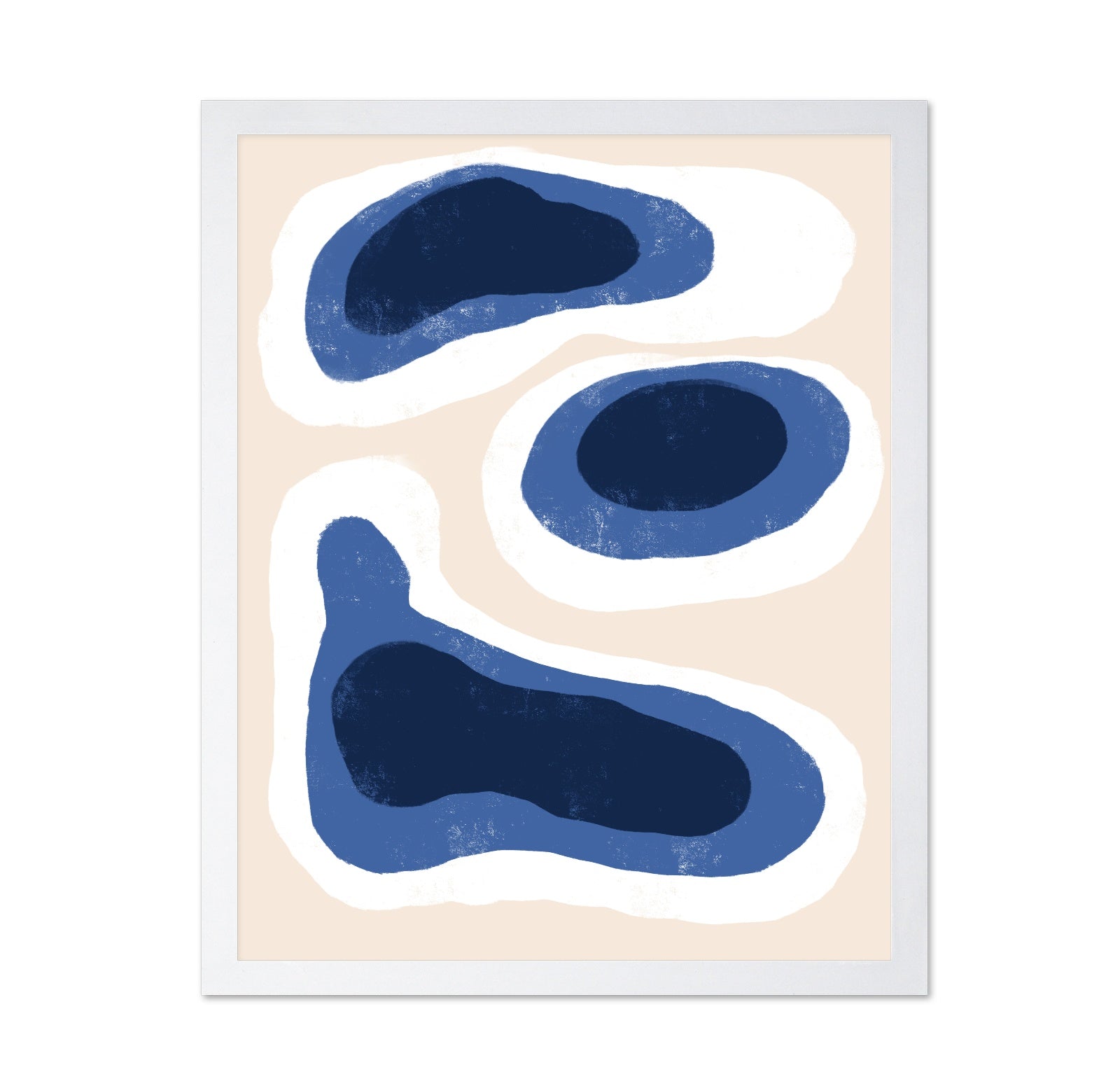Blue Organic Shapes