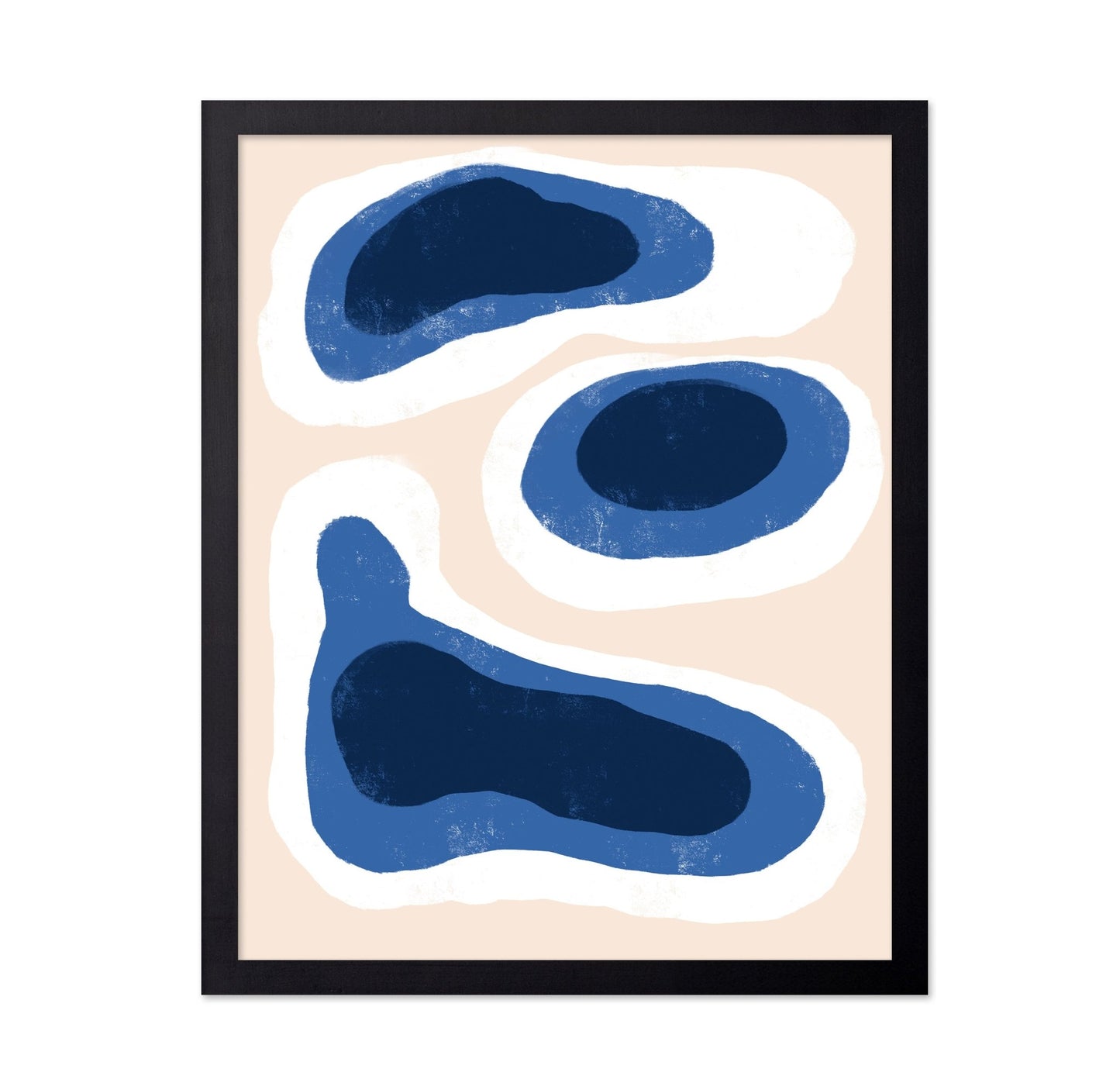 Blue Organic Shapes