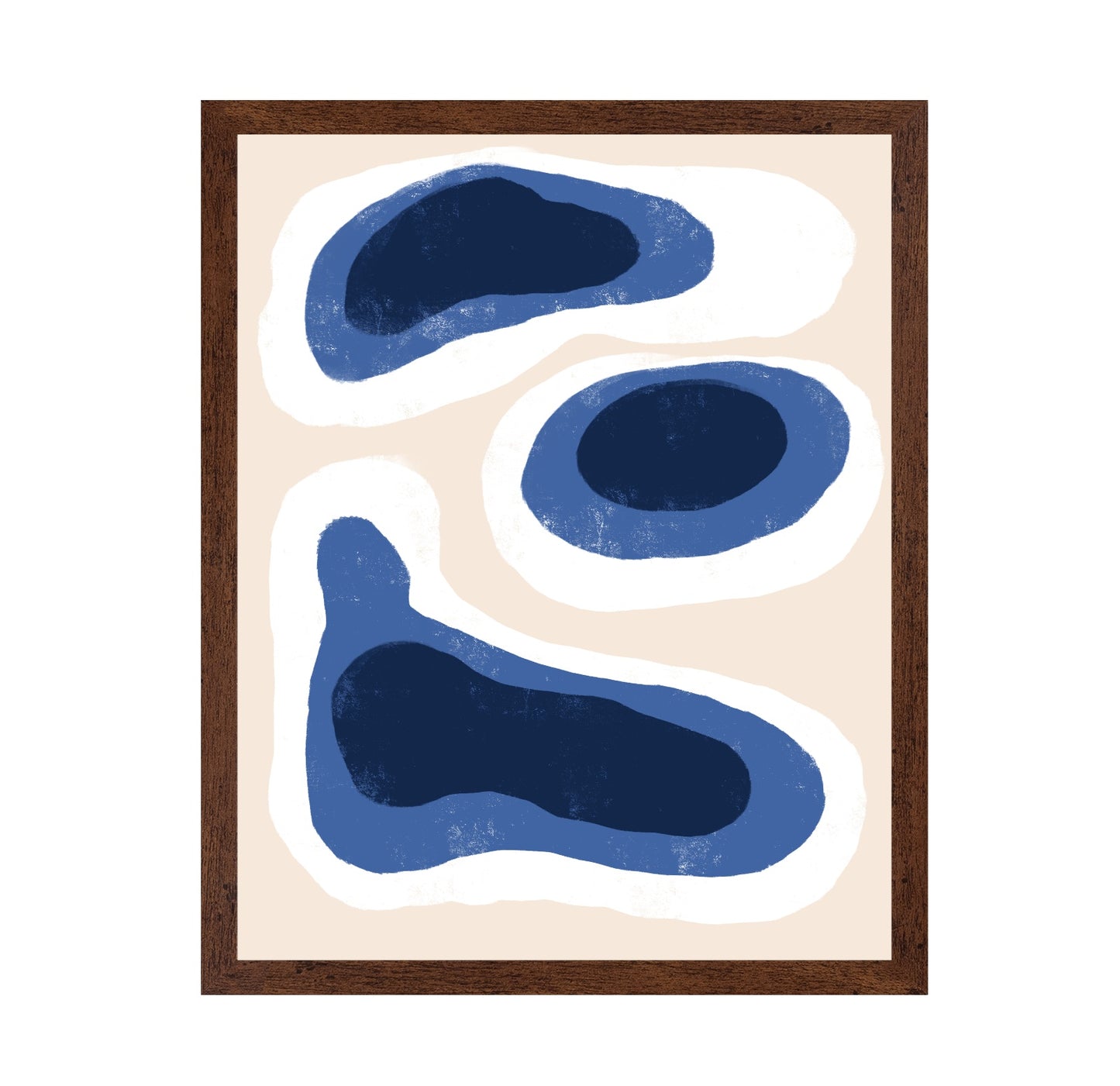 Blue Organic Shapes
