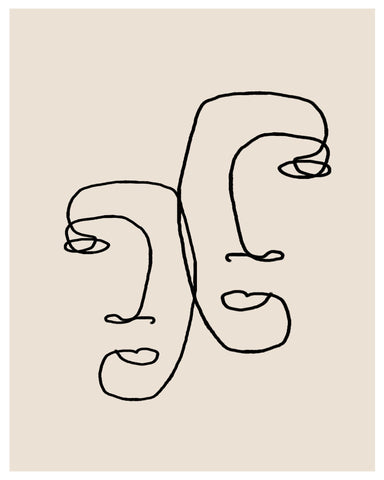 Twin Line Faces