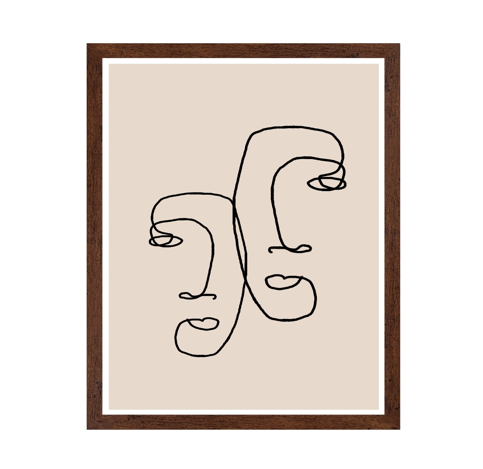 Twin Line Faces