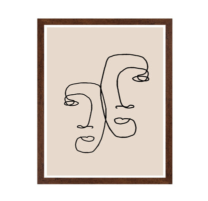 Twin Line Faces