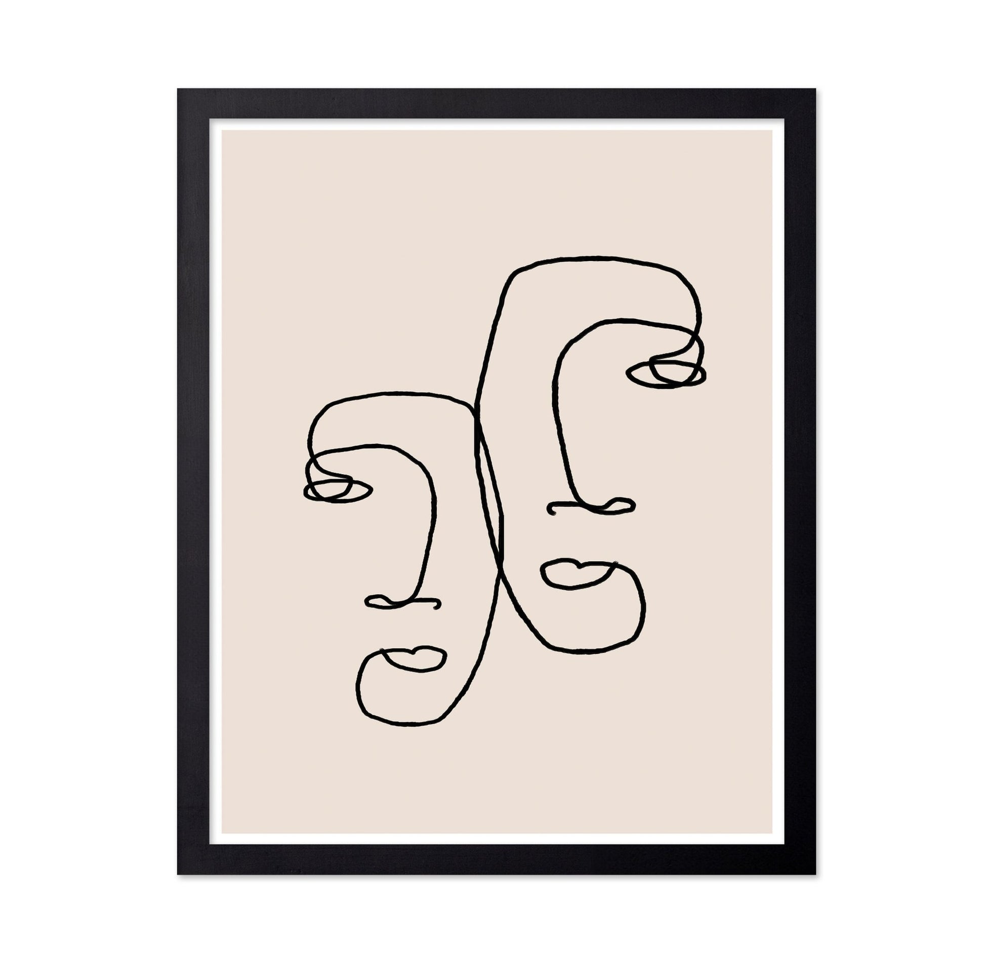 Twin Line Faces