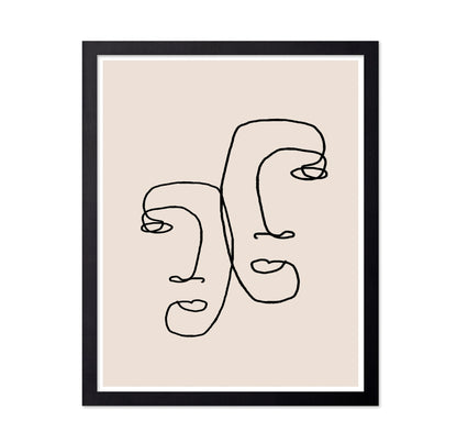 Twin Line Faces