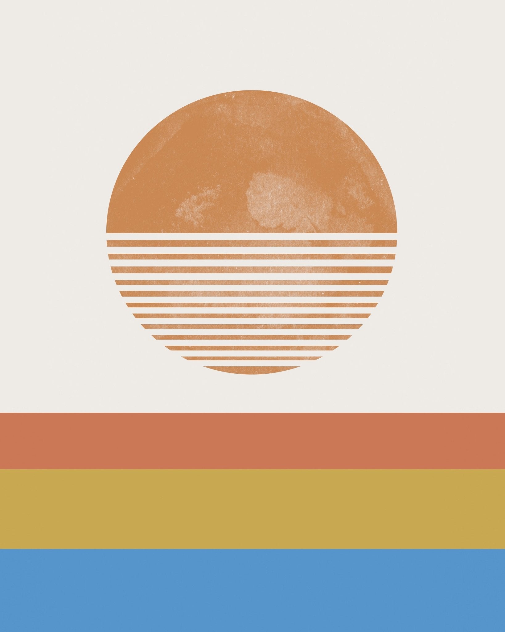 Retro Sunset Layers