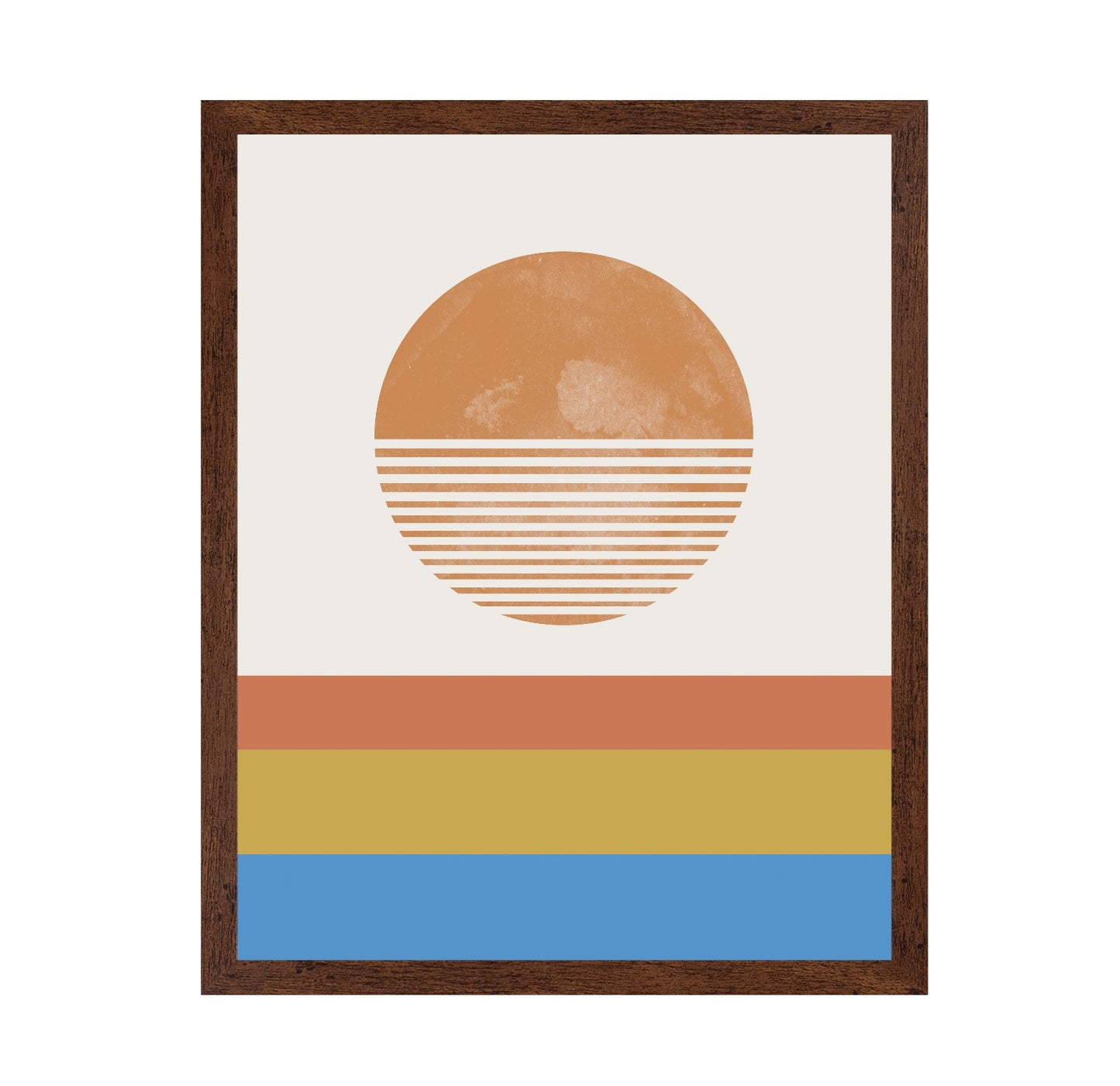 Retro Sunset Layers